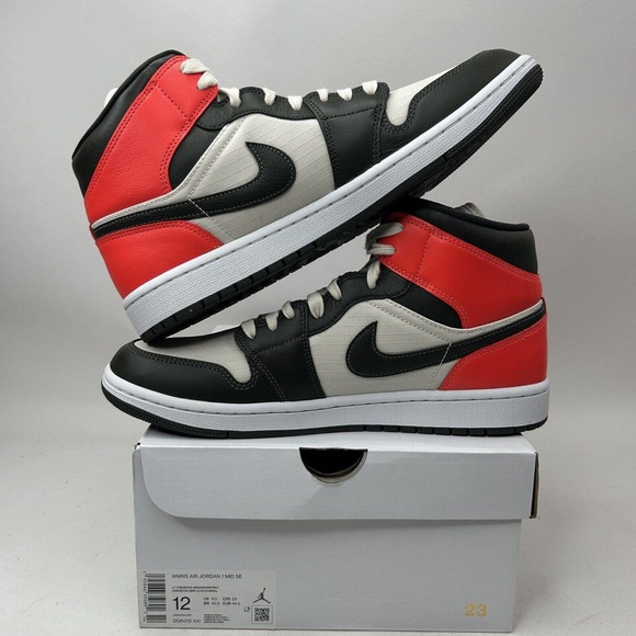 Nike Shoes Air Jordan 1 Mid SE WMNS “Light Orewood Brown” 2023 - Picture 3 of 5